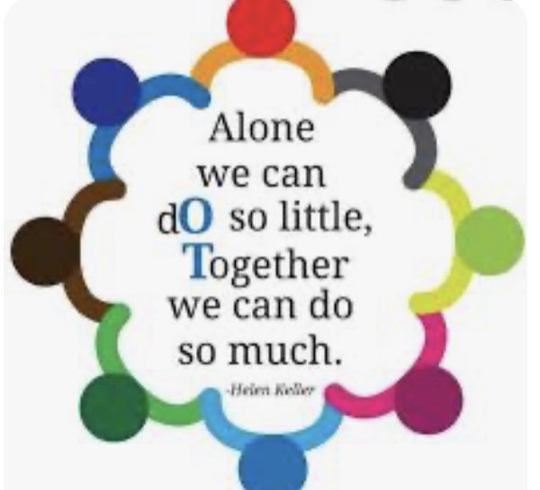 We are stronger together ❤️