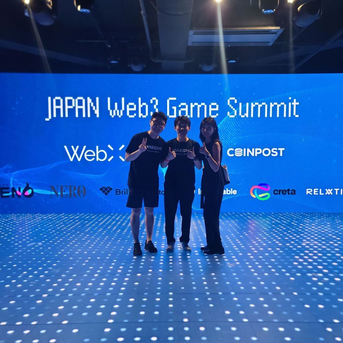 0xfacewallet's tweet photo. We came, we saw, we conquered! 🔥 Now time for the weekend!! Thanks for having us Web X, see you next year. #WebX #WebX2023 #facewallet #haechilabs https://t.co/b0VvZMxoNu