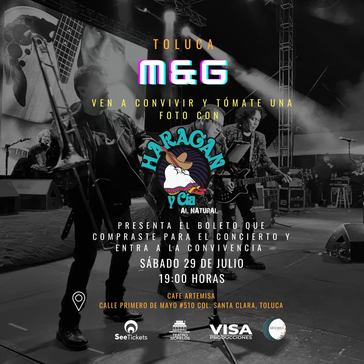 cyncontrol's tweet photo. ¡Disfruta de esta gran convivivencia que tenemos para ti! 📸 🖋️🔝
Si aún no compras tus boletos para el concierto 👇🏼
🎫 https://t.co/h5lLDB2Gda  🎫 Taquilla 1 del Teatro. 
⛔️ Este sábado también habrá punto de venta en el Cafe Artemisa. https://t.co/tR1Z7rR3YH