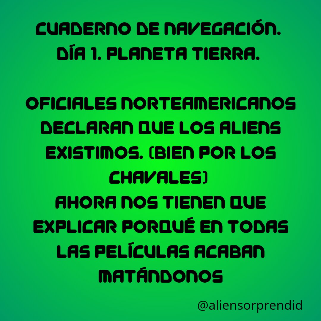 aliensorprendid's tweet photo. ¿Nos dejarán vivir tranquilos? https://t.co/tzMPiqYH4M