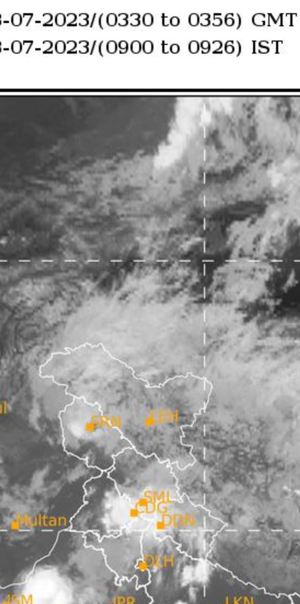 metcentreleh's tweet photo. Weather Update Ladakh(28.7? 23) 10AM:
Today &amp; tomorrow, weather likely to remain cloudy with possibility of intermittent rain/snow(over peaks) 
Overall, improvement from 30th onwards till nxt spell. 
@DIPR_Leh @DIPR_Kargil @ndmaindia @Indiametdept https://t.co/8s8hEveteb