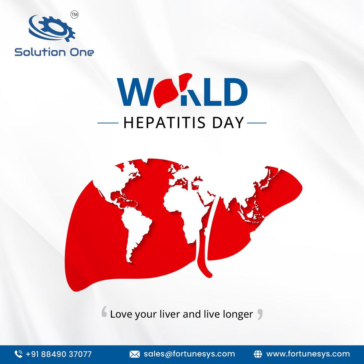 SolutionOneERP's tweet photo. Don’t let your life pay the price. Stay
healthy and prevent hepatitis on World Hepatitis Day.
.
.
.
#hepatitisday #hepatitisday2023
#ERPSolutions #ERPSoftware #SheetMetalIndustry
#ElectricalManufacturing #ElectronicIndustry
#EngineeringIndustry #ProjectEngineering #SolutionOne https://t.co/pzFfQthJ02