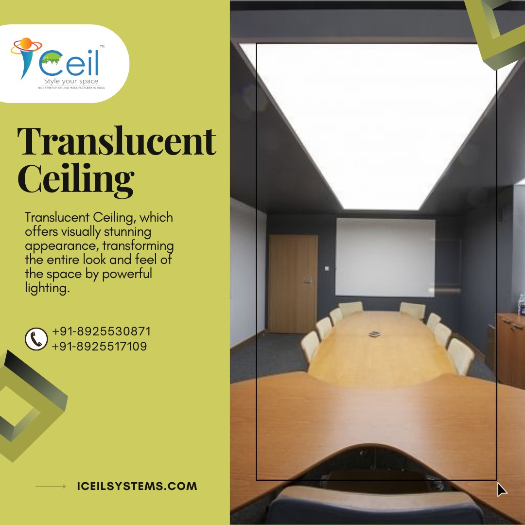iceilsys's tweet image. Translucent Ceiling, which offers visually stunning appearance, transforming the entire look and feel of the space by powerful lighting. - iceilsystems.com
#stretchceilingdrywall

#stretchceilingusa

#3dstretchceilingwallpaper

#3dstretchceiling

#stretchceiling

#iceil