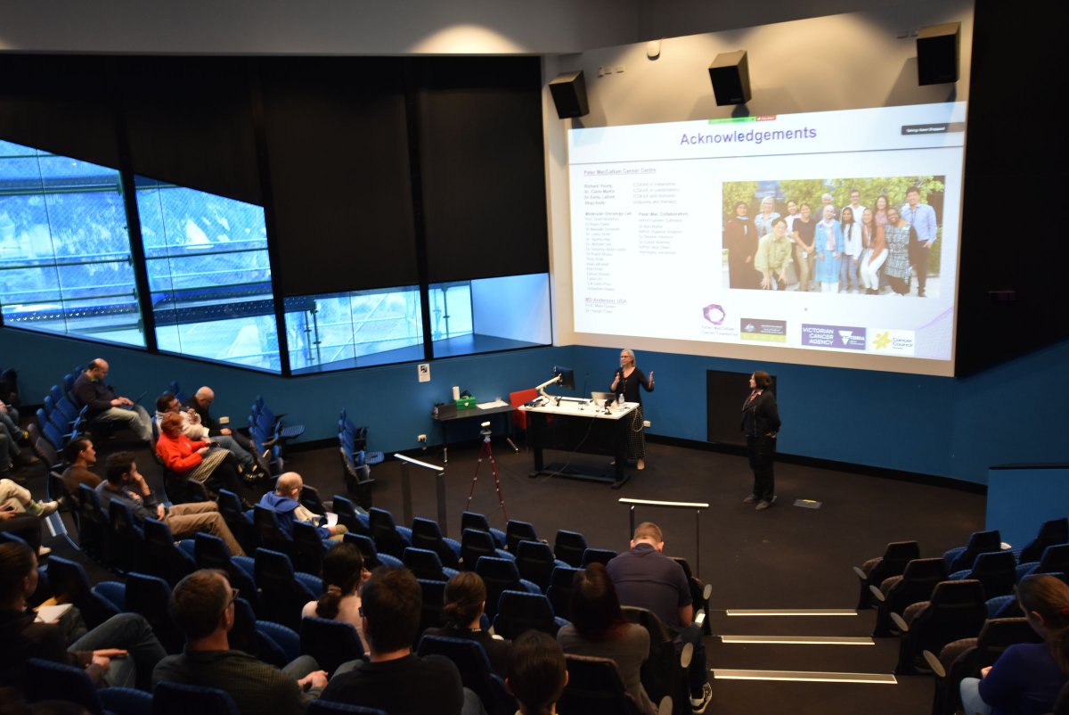 Associate Professor Karen Sheppard of <a href="/PeterMacCC/">Peter Mac Cancer Centre</a> inspired the researchers with her insights on 'Strategies to Improve #Melanoma Patient Outcomes' at #JCSMR Director’s Seminar Series host by Professor Elizabeth Gardiner <a href="/PlanetPlatelet/">Gardiner Group</a> #ouranu #medicalresearch #CancerResearch