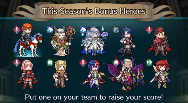 Announcing the bonus Heroes for the next Arena season! Train up your Heroes before the season changes!

Active: August 1, 12 AM PT – August 7, 3:59 PM PT. #FEHeroes