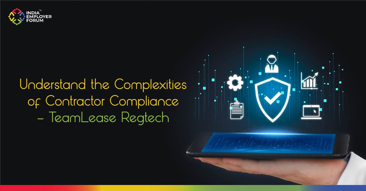 IndiaEmpForum's tweet image. Managing contractor regulatory requirements and ensuring compliance is critical, as any violations can impact the primary employer. Read more bit.ly/3KwvlYr 

#ContractorCompliance #ComplianceFramework #RegulatoryCholesterol #ComplianceUniverse