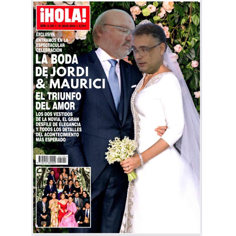 🔗 Anuncien matri[patri]moni <a href="/jsoleralcalde/">Jordi Soler Casals</a> i @mauricijimenez per convertir la Belladona en una platja de gossos. L’Hotel San Jorge <a href="/SilkenSanJorge/">Park Hotel San Jorge</a> n’és el padrí.
🤭Esperem que l'<a href="/hola/">Revista ¡HOLA!</a> en publiqui aviat el desenllaç
#SalvemLaBelladona <a href="/IAEDENSalvemEmp/">IAEDEN - Salvem l'Empordà 🧡</a> <a href="/SosCostaBrava/">SOS Costa Brava 🌊🌊 #ProuCimentMésPinedes</a> <a href="/ecologistes/">Ecologistes en Acció de Catalunya</a>