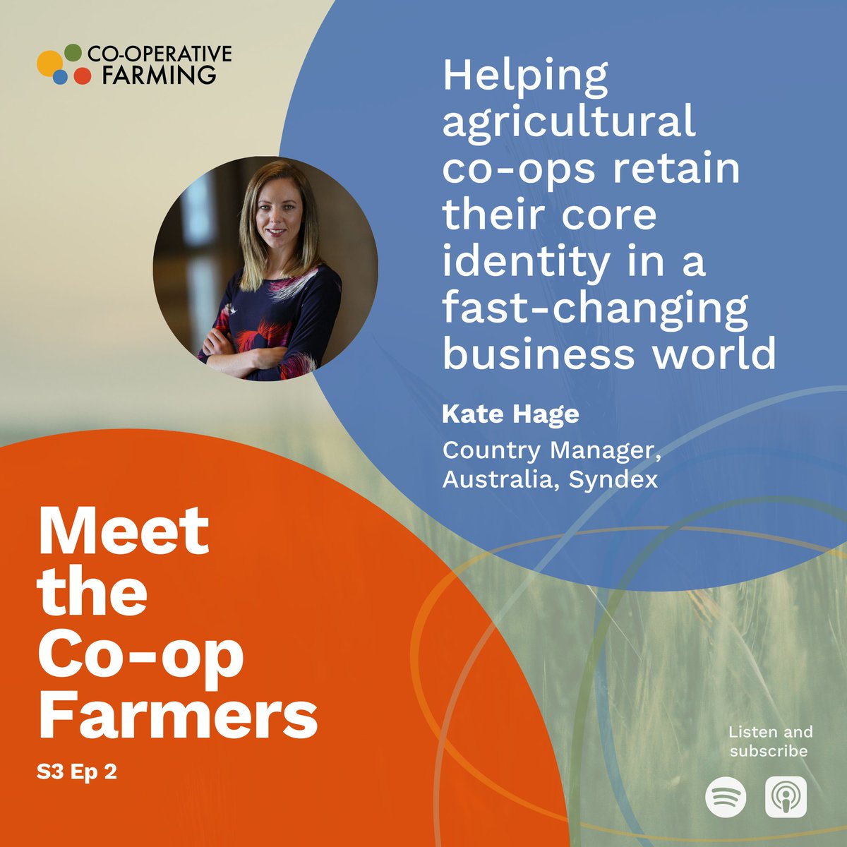 coopfarming's tweet photo. IIn our latest #MeetTheCoopFarmers podcast episode, rural journalist Michael Cavanagh speaks to Kate Hage, Australian country manager for
@syndexexchange. Listen online, via Spotify or Apple Podcasts. https://t.co/oORSogLkYX

 #CoopFarming #AgriculturalCoops #CoopPodcast https://t.co/mR7bfXKqk5