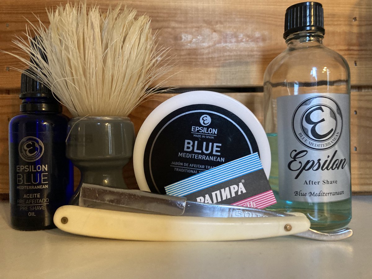 Full blue #wetshaving #sotd