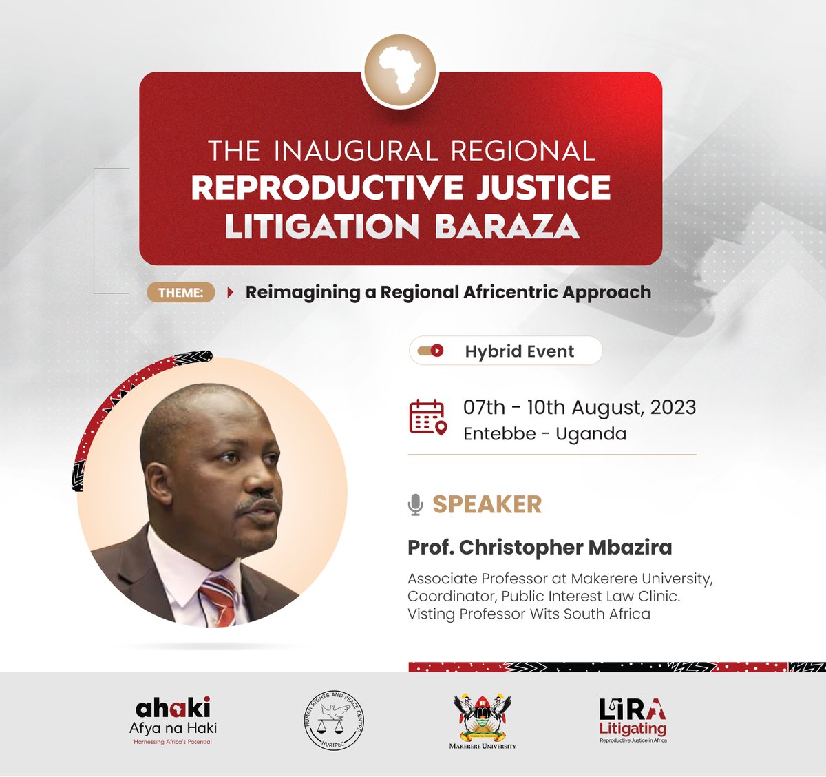 afyanahakiug's tweet photo. Prof Christopher Mbaziira is a Professor of Law &amp; Coordinator of @makpilac at @MakerereLaw &amp; a founding member of @NetpilUganda. He's litigated strategic impact cases &amp; supported integration of the Human Rights Based Approach into countries’ development agendas.
#LitigationBaraza https://t.co/hNcZhLiZrP