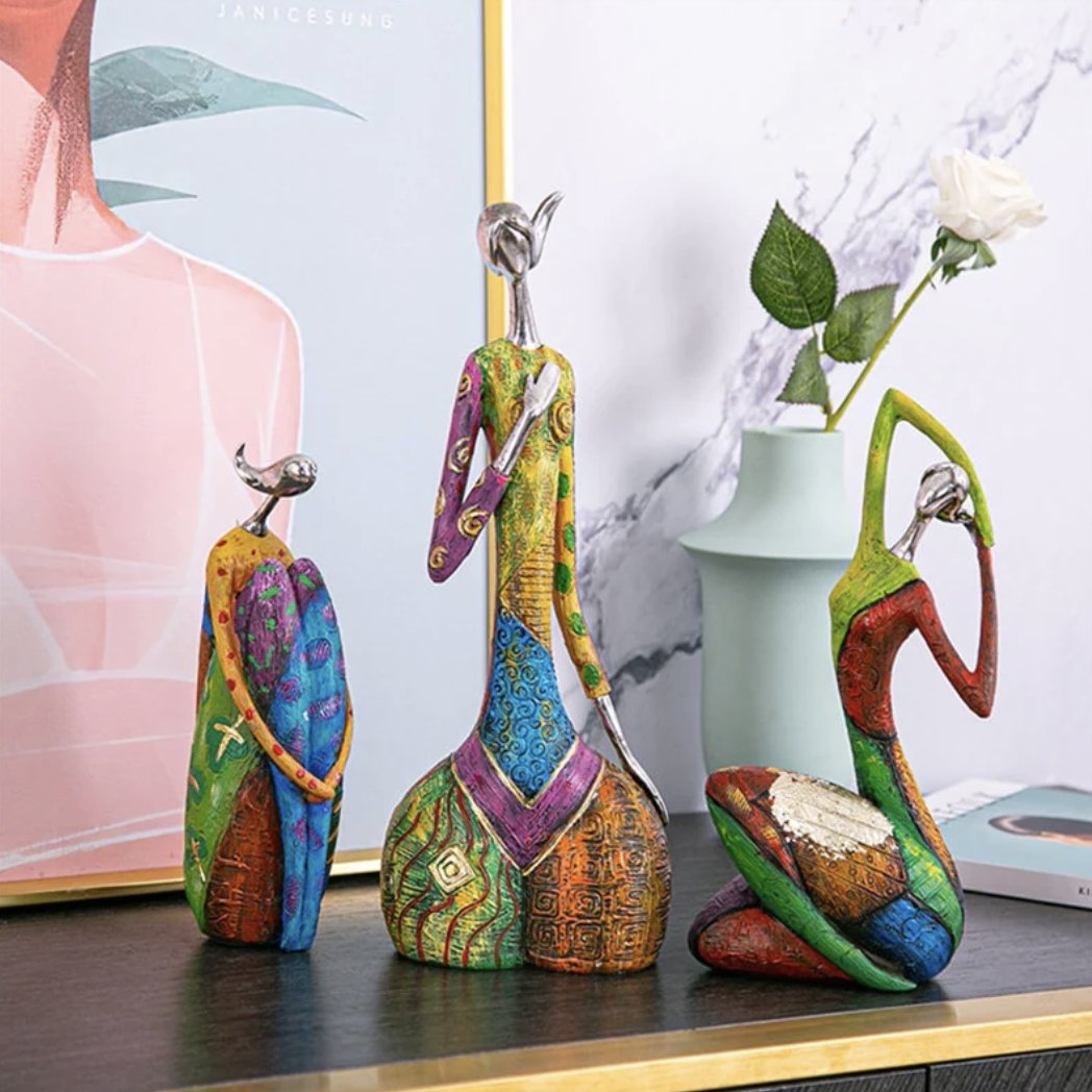 artistrydecors's tweet photo. Stand out with unique home decor - Abstract Colorful Woman, a captivating handmade sculpture art that brings vibrancy and life to any space.

It will stimulate thought and discussion while bringing subtle beauty to any room! https://t.co/G5QFC6mwRV