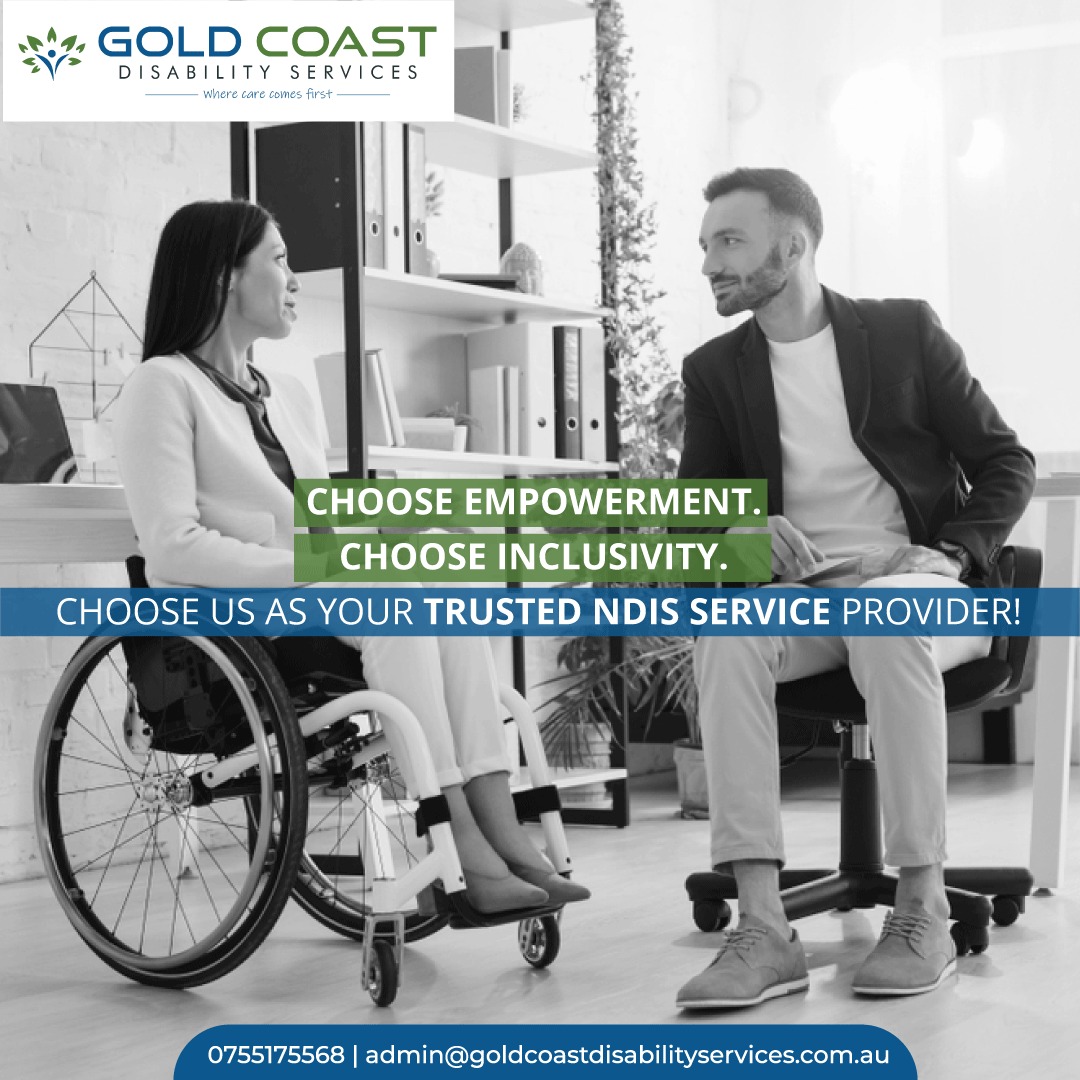 Embrace Empowerment & Inclusivity!Choose GoldCoastDisabilityService as your trusted provider, where we celebrate diversity and support every individual's unique journey. 
 #EmpowermentMatters #InclusivityForAll #TrustedProvider #DisabilitySupport
#CommunityFirst