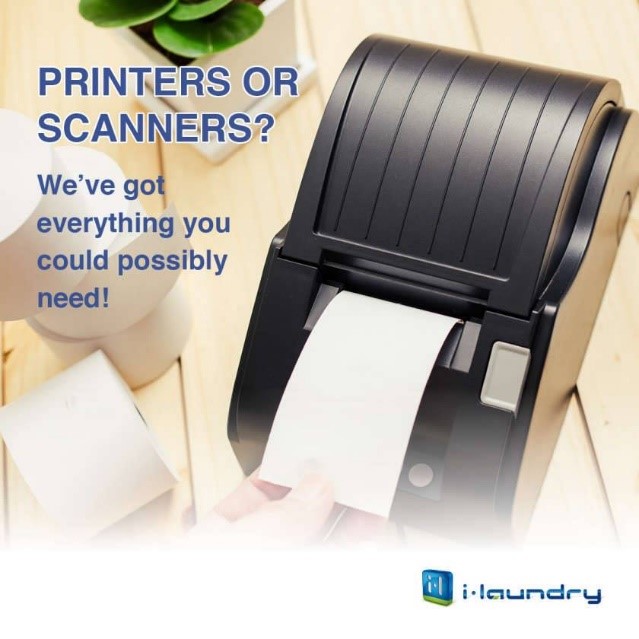 Every business needs them. We got them. i-laundry.com #PrintersAndScanners #LaundryBusiness