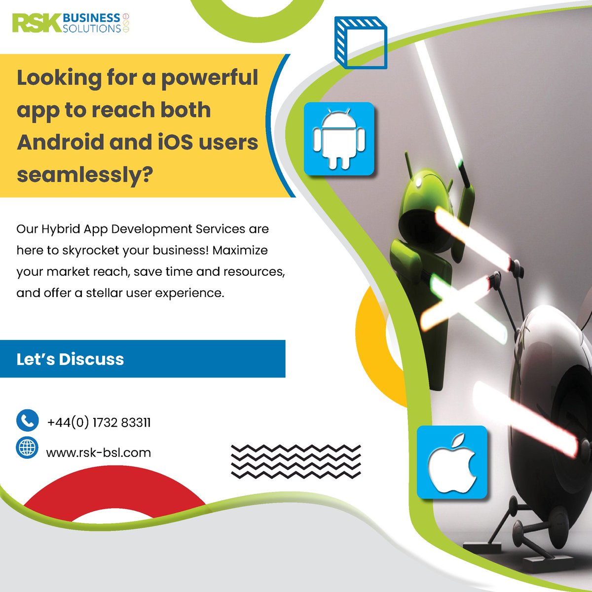 rsk_bsl's tweet image. Are you tired of juggling between different platforms to reach your target audience?

Say goodbye to the hassle and embrace the power of seamless Android and iOS user engagement with our cutting-edge Hybrid App Development Services.

Let&apos;s Discuss

#hybridappdevelopment