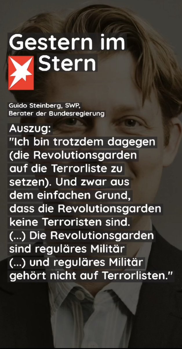 Wenn die #iran. Revolutionsgarde nur eine reguläre Armee sein soll, @SWP_IntSecurity, frage ich mich, welche reguläre Armee Killer anheuert, um auf #Zypern israelische Geschäftsmänner zu ermorden. Es bleibt dabei: #IRGCTerrorists auf die EU-Terrorliste! bbc.com/news/world-mid…