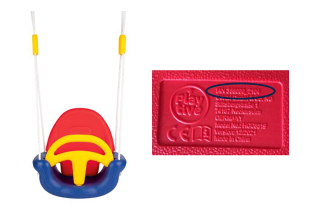 Sikkerhedsstyrelsen (@sik_dk) on Twitter photo ADVARSEL! Lidl og OWIM GmbH & Co. KG tilbagekalder Playtive 3-i-1 gynge med IAN 388000_2104! En produktionsfejl udgør en risiko for, at sædet på gyngen kan tippe for meget enten for- eller bagover ved brug. Stop øjeblikkeligt med at bruge gyngen.
Læs mere: lidl.dk/c/tilbagekalde… ADVARSEL! Lidl og OWIM GmbH & Co. KG tilbagekalder Playtive 3-i-1 gynge med IAN 388000_2104! En produktionsfejl udgør en risiko for, at sædet på gyngen kan tippe for meget enten for- eller bagover ved brug. Stop øjeblikkeligt med at bruge gyngen.
Læs mere: lidl.dk/c/tilbagekalde…
