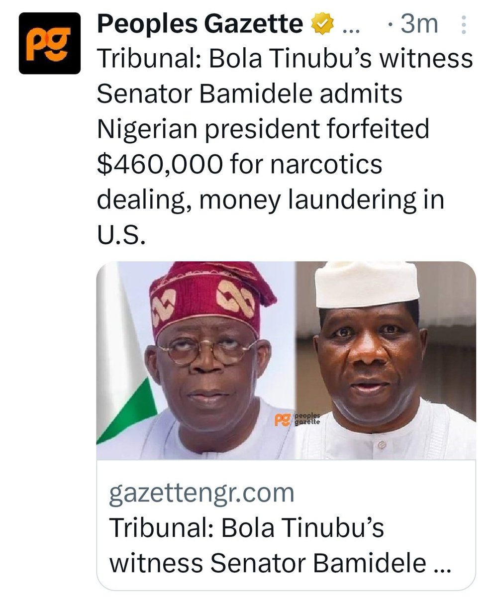 DrOaikhena's tweet photo. Dear @SupremeCourtNg &amp; @NGCourtofAppeal Fraudstices &amp; Fraudges, just to remind you that there ARE NO possibilities for TECHNICALITIES in the matter before you.

Bola A Tinubu @officialABAT is a criminal &amp; an illegitimate occupant of #AsoRock.

#MessageToTheJudiciary
#TinubuMustGo https://t.co/buhkRLQHAc