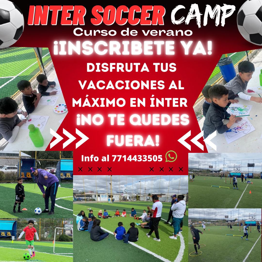 hidalgo_inter's tweet photo. No te quedes fuera de nuestro Soccer Camp! 

Ya iniciamos !! 
Info 7714433505 https://t.co/W8ZI20PFYL