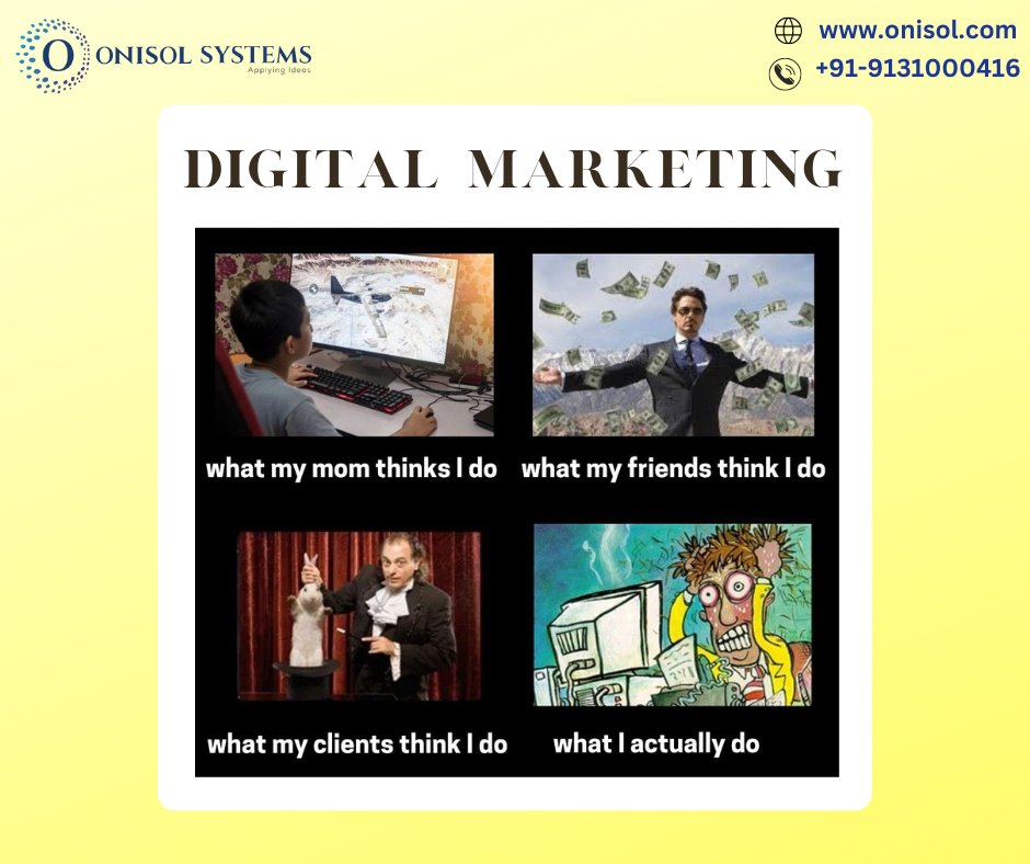 Onisolsystems's tweet photo. Digital Marketing Meme.....

#funny #funnymemes #digitalmarketing #jokes #fridayfun #fridaymemes #digitalmarketingmemes

https://t.co/PaV2emeeOz https://t.co/Ik2VBjBb5f