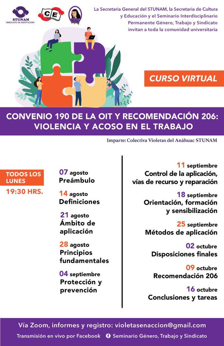 AnneLauLopez's tweet photo. Acompáñanos, 💜💜💜 https://t.co/1EBuUoqutc