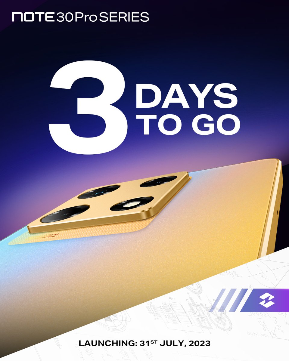 InfinixPakistan's tweet image. Imagine a carefree charging future with us.😉

You can get your hands on #InfinixNote30ProSeries in just 3 days.🫡

#AllRoundFastCharge #InfinixPakistan #TakeCharge