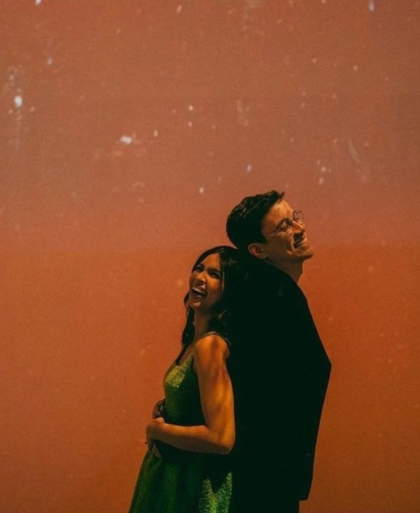 Lorieuss's tweet photo. Maine Mendoza's tamang panahon is happening today. 
We are genuinely happy for you Maine😍💛

#AtaydeMendoza
#MaineMendoza 
#ArjoAtayde 

ctto https://t.co/HbR60arJ0K