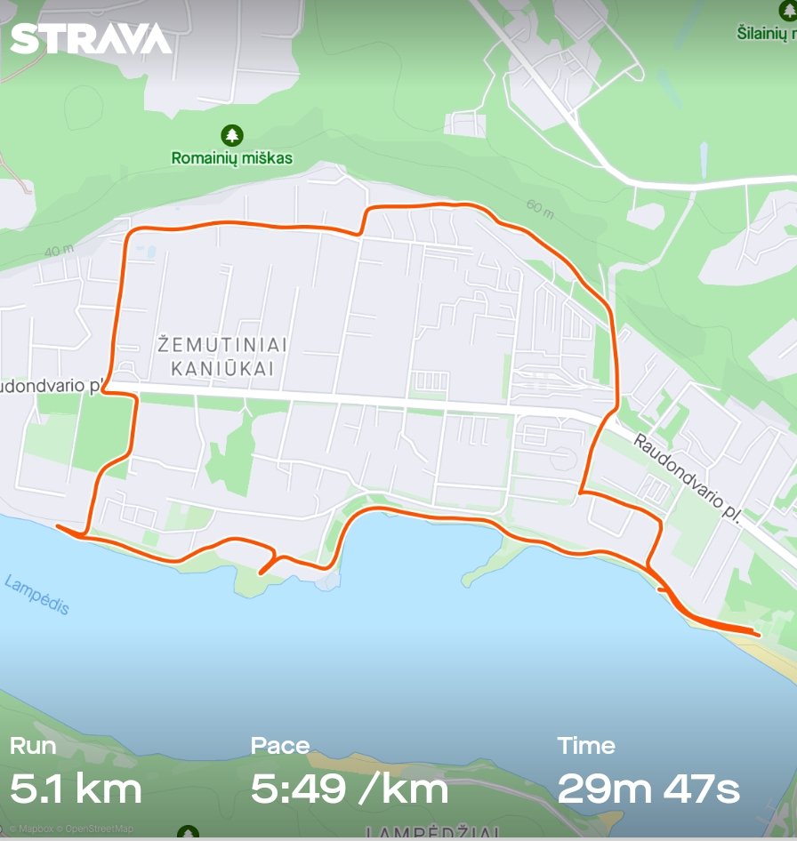 MillingtonSally's tweet photo. Morning 5km run
A beautiful start to the day, clear skies and not too hot. By the lake then around a flash estate, through a bit of forest and back by the lake. Happy Friday 😀🏃‍♀️ #Kaunas #Running #RunATWorld #TeamNorth https://t.co/ChTcdnnN35