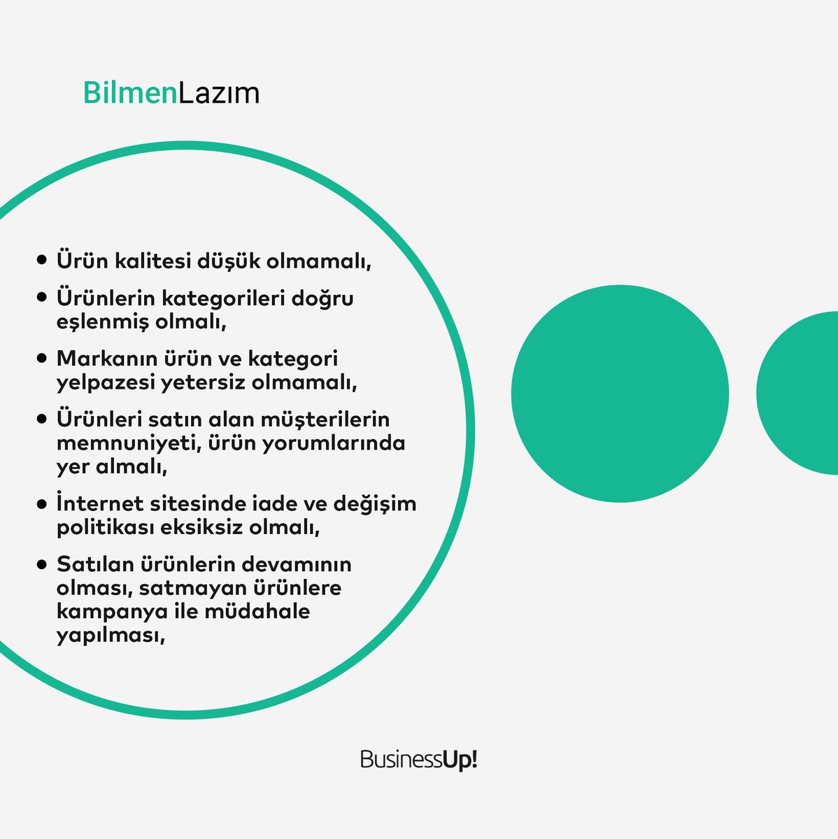 BusinessUp_tr's tweet photo. Eticaret; yüzlerce halkanın mükemmel uyumundan oluşan bir zincir gibidir. O yüzden madde madde ilerliyoruz efenim🤌

Gönderiyi paylaşmayı ve beğenmeyi unutma, BusinessUp’ı takip ederek paylaşımlara ilk sen ulaşabilirsin, bizden demesi👉 @businessup_tr https://t.co/XbFmnkzBGL