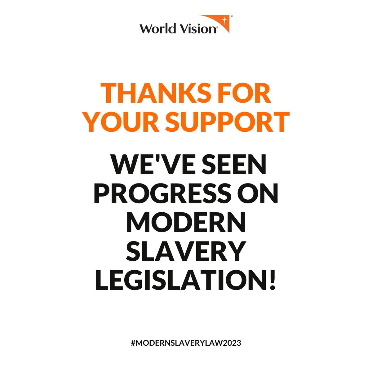 World Vision NZ welcomes today's announcement from the government and @CarmelSepuloni to introduce a law requiring businesses to report on modern slavery risks in their supply chains and operations. 👏🏽👏🏽Thanks to NZers for their support to see this law introduced!🧡