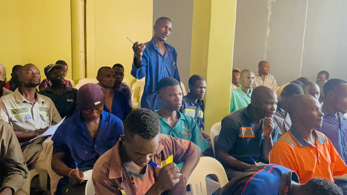 Yesterday we had an amazing discussion with Mechanics in Rubaga on their role in tackling vehicular emissions in Kampala &amp; promotion of #RoadSafety
We learned about their concerns &amp; challenges; next we shall deliver tailored training to fix knowledge &amp; skill gaps.
#TTRIID