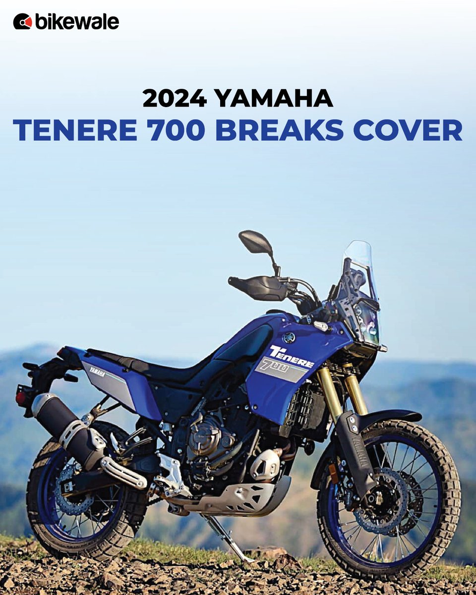 BikeWale's tweet image. #Yamaha has taken the wraps off its famous middleweight #adventurebike the 2024 #Tenere700. This is a 2024 model and is now loaded with some new features. Sadly, this bike has no plans to come to India anytime soon.
Read more: bit.ly/3q9xDWi 

#BWNews