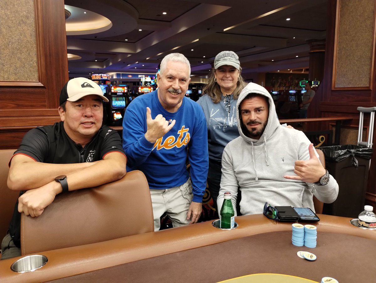 SPPokr's tweet photo. Congratulations to all our $150 "OE" Tournament winners this afternoon! We had 41 entries leaving us just short of our guarantee so we threw $162 into the prize pool. Play concluded with a 4-way ICM Chop. @southpointlv #Omaha8 #Stud8 https://t.co/WnRwD3BiTO