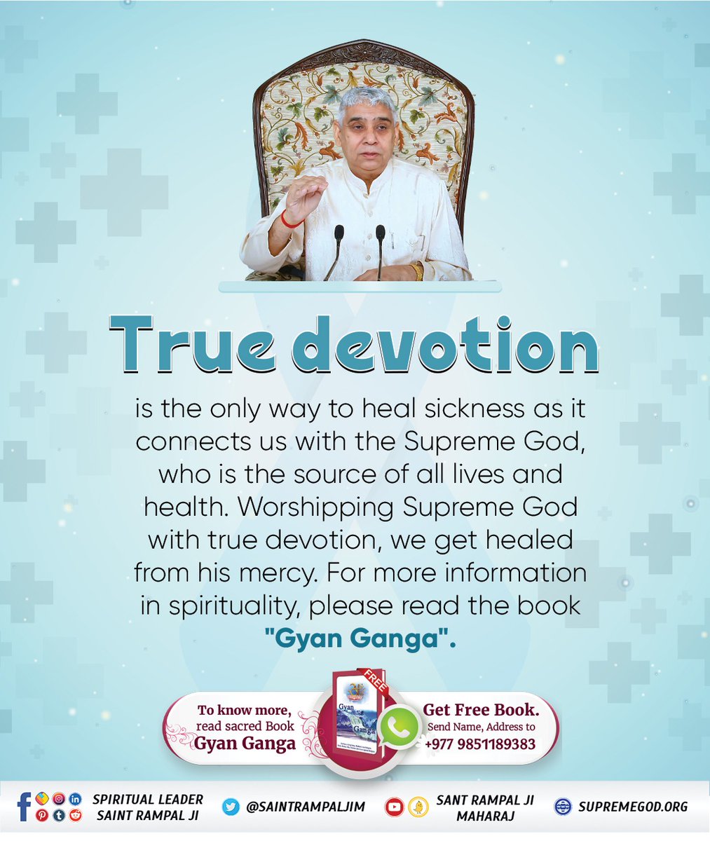 rudransh_yadav1's tweet photo. #सतभक्तिले_रोग_नाश
Diseases like cancer and AIDS can also be cured by doing true devotion to God Kabir while remaining within limits. #GodMorningFriday https://t.co/3aaE4wsWlG