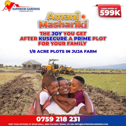 patrickmuoki5's tweet photo. Your kids matter and so is their future... @SUPERIORGARDEN3 we will support you on the journey to Buy land to build a home for them in a peaceful environment.
Call us on 0799310036
 #PatiaRohoAmani #Worldcoin Aliens My Twitter Kimani Ichungwa Toi Market https://t.co/yOL4LcwnB2
