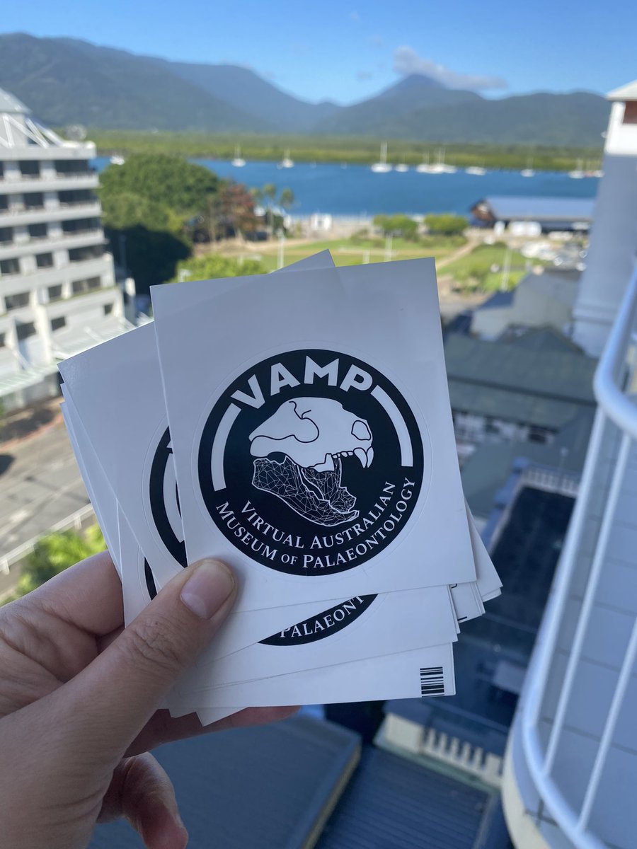 VAMP_Palaeo (@vamp_palaeo) on Twitter photo Anyone at #ICVM2023 in Cairns, Australia, this week? Want a cool <a href="/VAMP_Palaeo/">VAMP_Palaeo</a> sticker? Then chase down <a href="/DrAliceClement/">Dr Alice C loves lungfish (she/her)</a> and grab one! Anyone at #ICVM2023 in Cairns, Australia, this week? Want a cool <a href="/VAMP_Palaeo/">VAMP_Palaeo</a> sticker? Then chase down <a href="/DrAliceClement/">Dr Alice C loves lungfish (she/her)</a> and grab one!