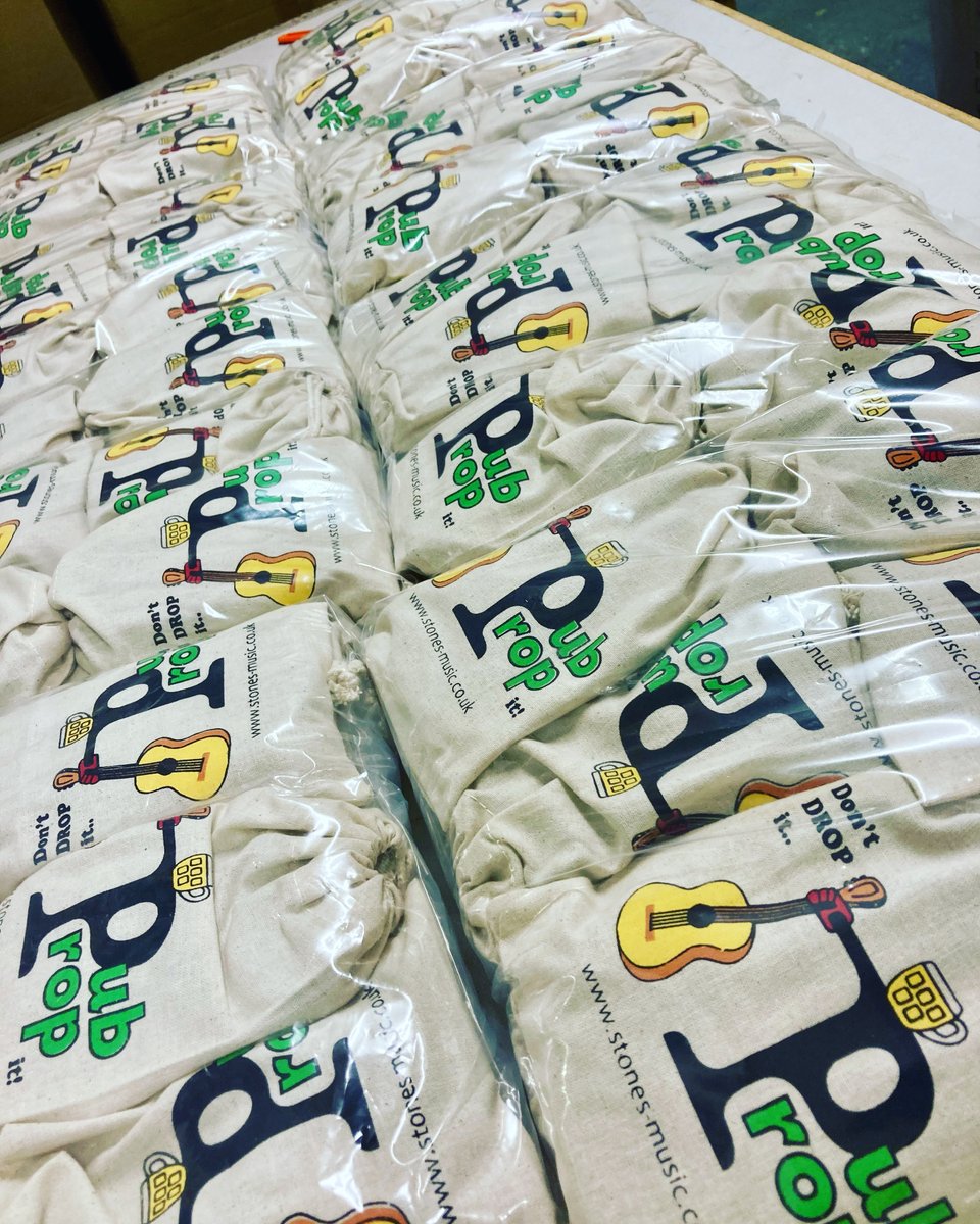 A batch of Pub Props packed and ready for shipment to our Irish distribution partner, @McNeelaMusic Instruments in Dublin #dontdropitpubpropit #keepitupallnightlong