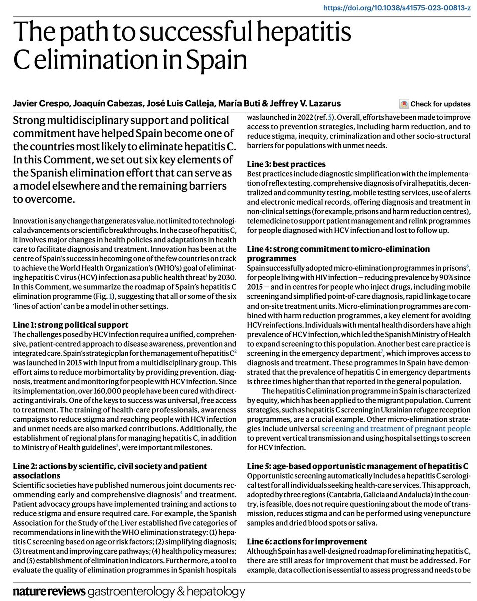 Jeffrey V. Lazarus tweet media