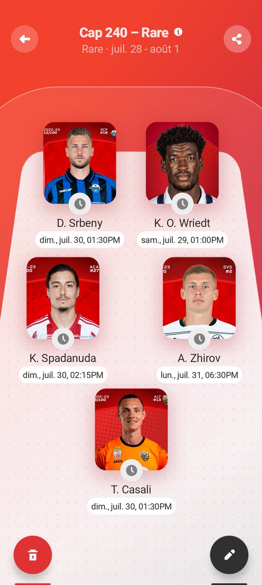 La saison commence 😉