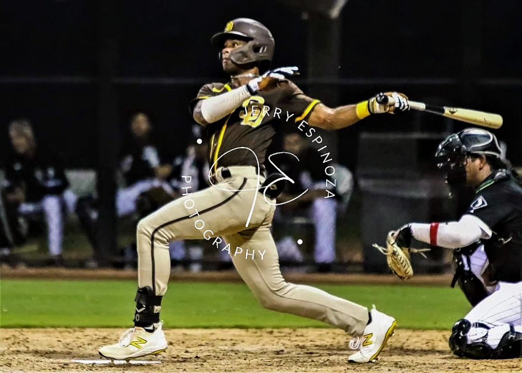 JEspinoza1634's tweet photo. San Diego Padres 2023 4th round draft pick Homer Bush Jr hits his first professional over the wall home run 7/27/23 vs the Chicago White Sox in the Arizona Complex League. https://t.co/lADT3esxuI