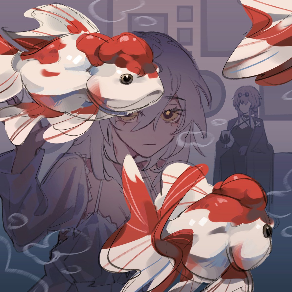 papa_kektus's tweet image. 是谁在偷看我么
#kafstel