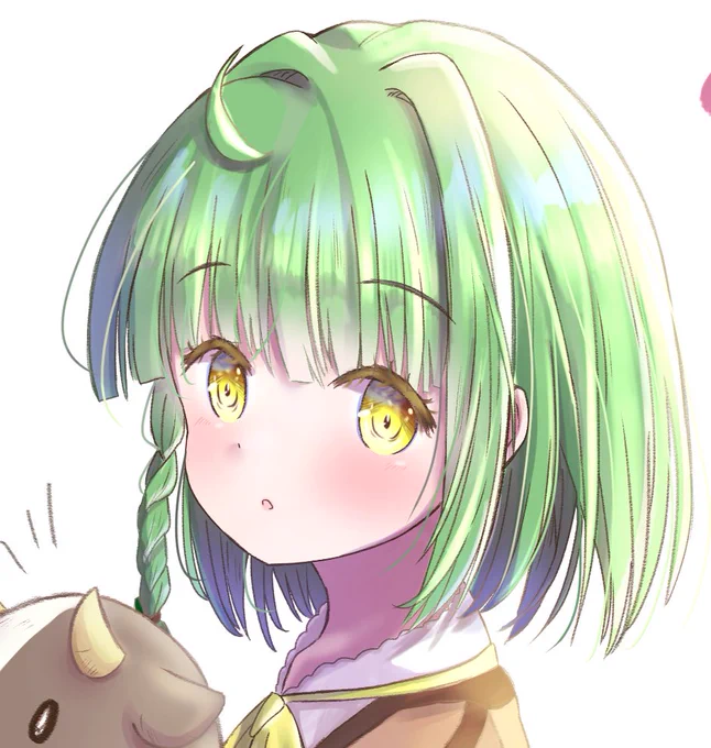 #この子ひとりで自分を認識してもらえそうなうちの子見せて欲しい  よもぎちゃんです、お見知り置きを～!