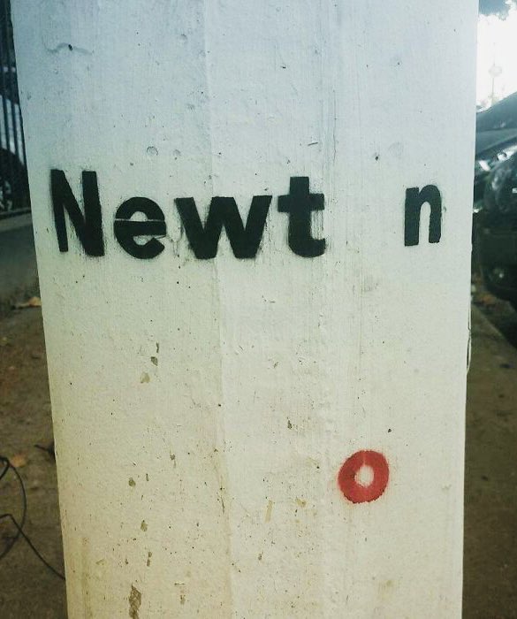 Graffiti von und für Physiker.