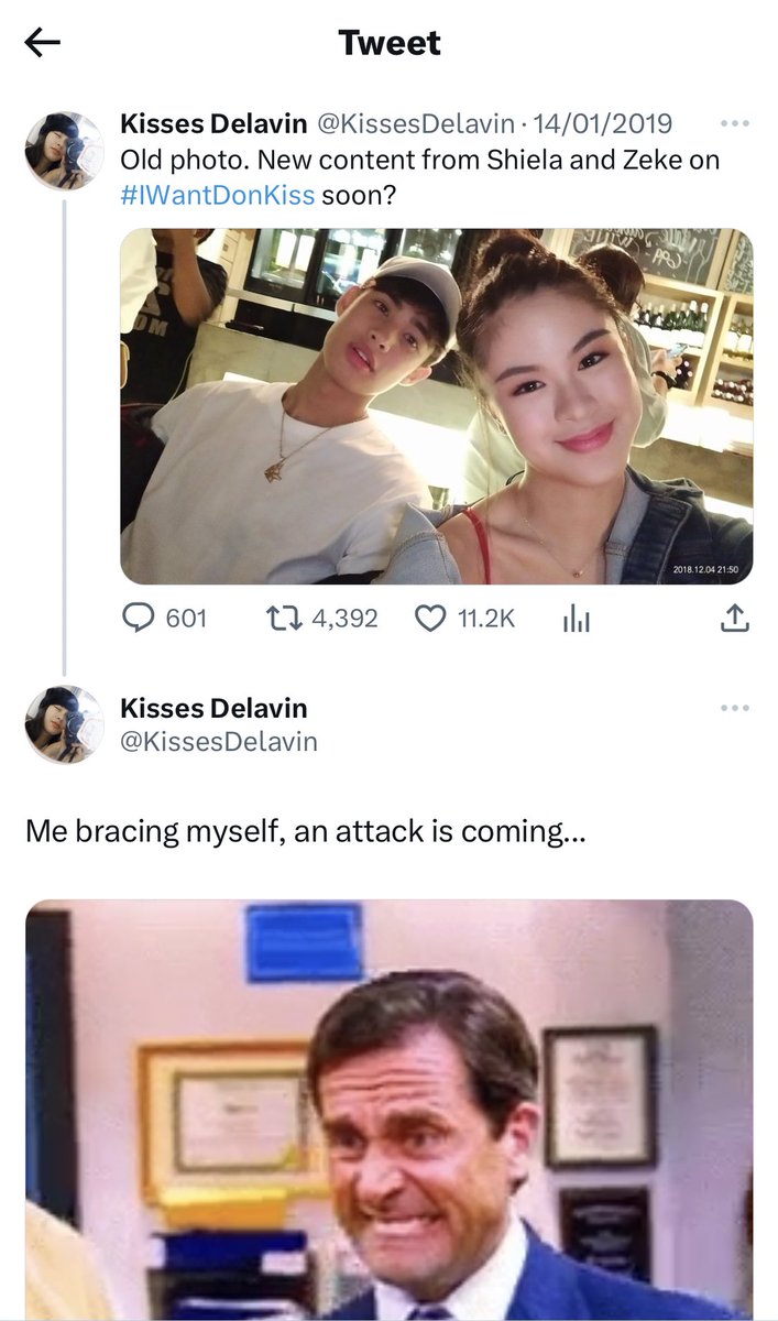 Feeling nya everytime magpost sya ng mga photos related sa kahit kaninong lalaki na mkasama nya 💀🙃 It’s kinda funny pero deep inside nkakatakot nga nmn tlga lalo na ang daming mga takas sa mental ng mga fanney 😞