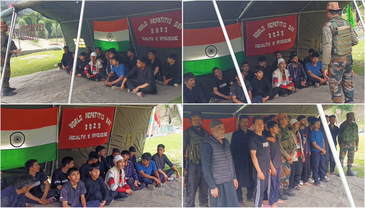 Wussan Battalion organised a lecture on health and hygiene for the young minds of 
Village Khullen, Gund.
@Mesmer_Manasbal
@official_dgar
#HealthandHygiene
#KashmirDiaries