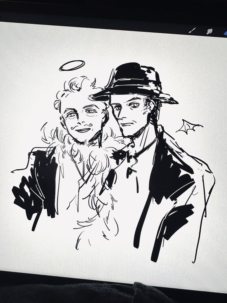 DAIST19's tweet photo. #GoodOmensS2 #GoodOmensFanArt 
❤️ https://t.co/3oRNXLruqT