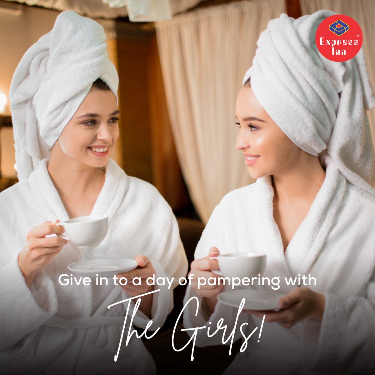 ExpressInnNasik's tweet image. Here&apos;s to a day of pampering and self-care!
Embark on a journey of self-discovery and restoration as you bond, detox, and embrace the joys of sisterhood with a spa date.
To book your spa date- Call +91 253-6641111 (Ext. 109)
#expressinn #spatherapy #hotel  #spa #nashik