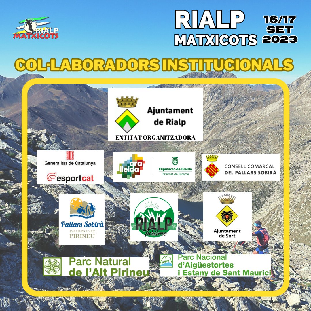 Matxicots's tweet photo. Sempre al nostre costat perquè nosaltres estem al vostre🙌🙌

#matxicots2023 #rialpmatxicots #matxicots #trailrunning #skyrunning #alpinrunning #mountainrunning #totalmountains #pallarssobira #visitpirineus #catalunyaexperience #pirineus #pirineos #mountains https://t.co/mXS2ALqwMM