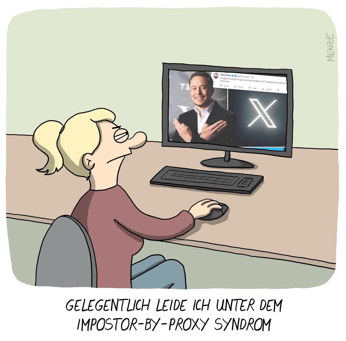 Cartoostrophal's tweet photo. Das #byProxy- oder auch „#Stellvertreter“-Syndrom ist ein nicht seltenes Phänomen in der Psychologie, das beschreibt, wenn ein Effekt nicht vom Betroffenen empfunden/herbeigeführt wird, sondern von einem Stellvertreter, der eigentlich gar nichts damit zu tun hat.
1/x https://t.co/cXsFHaIypR