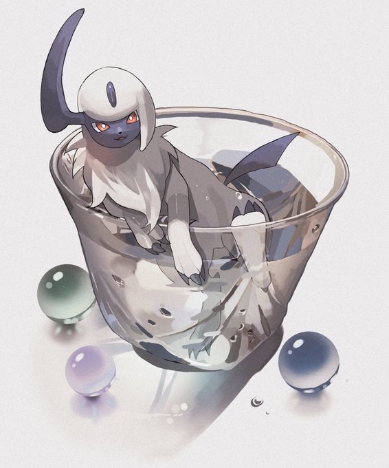 #pokemon冷やしアブソル 