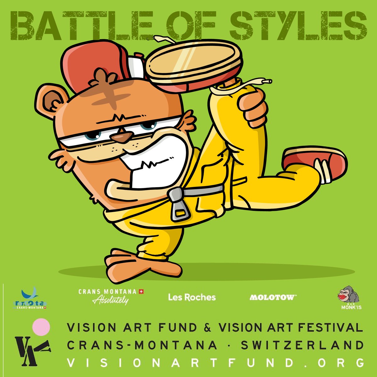brainfart_comic's tweet photo. See you this Saturday in Crans-Montana for the #BattleOfStyles ๐๐ฝ Thank you #VisionArtFestival for the invite ๐ง ๐จ https://t.co/4EqAKRwQtO